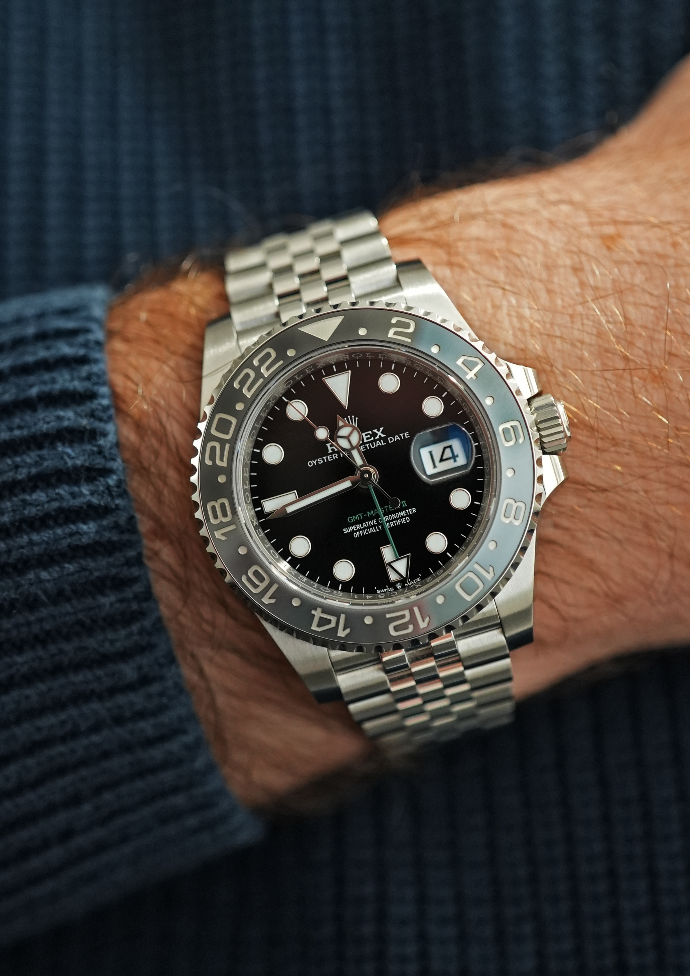 Rolex GMT Master II 'Bruce Wayne' 126710GRNR 40mm Stainless Steel