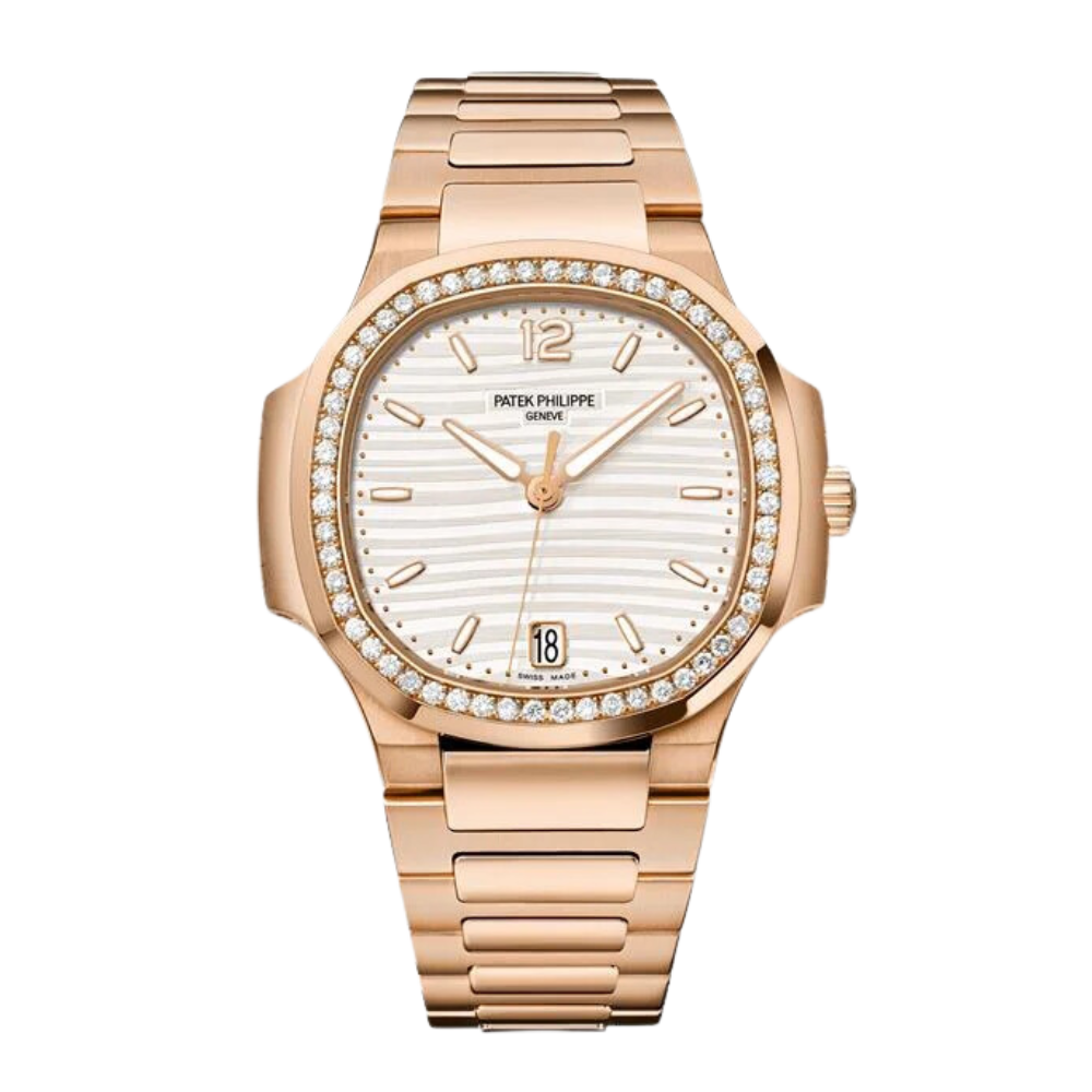 PATEK PHILIPPE NAUTILUS LADIES 7118/1200R-001 35.2MM ROSE GOLD