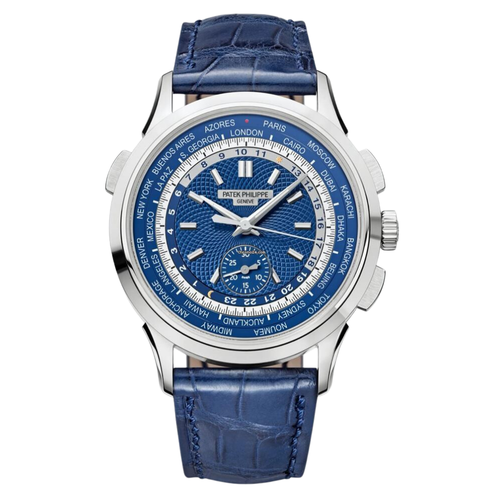 PATEK PHILIPPE WORLD TIME 5930G 39.5MM WHITE GOLD