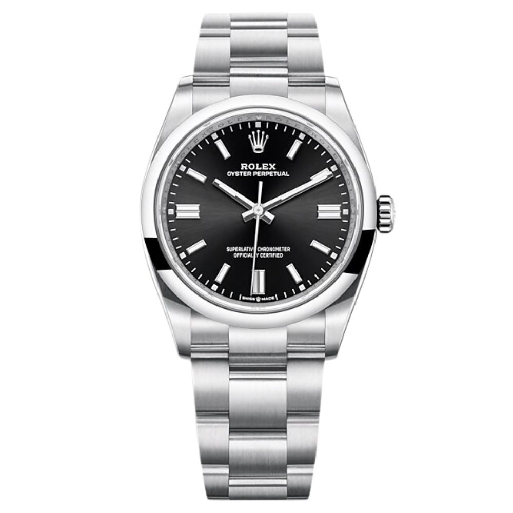 ROLEX OYSTER PERPETUAL 36 BRIGHT BLACK 126000 36MM OYSTERSTEEL