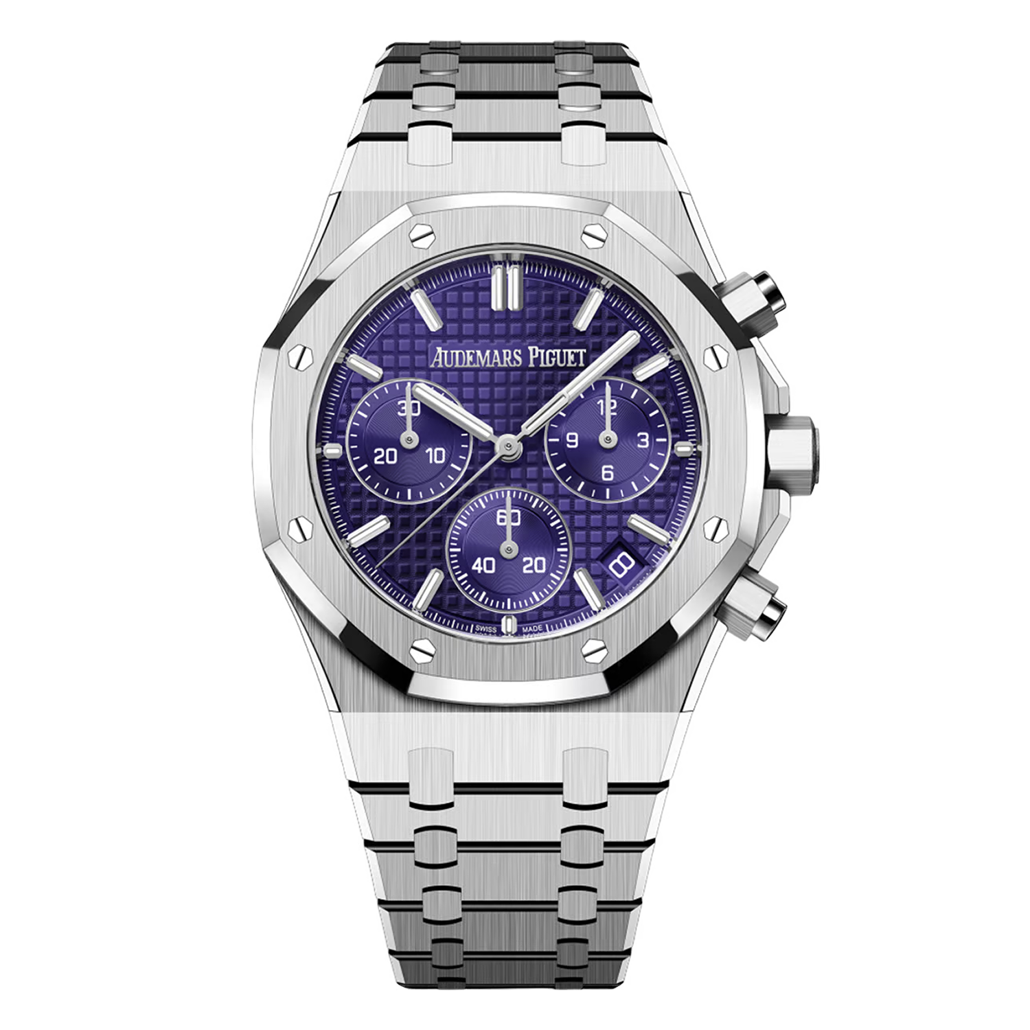 AUDEMARS PIGUET ROYAL OAK CHRONOGRAPH 26240BC.OO.1320BC.01 41MM 18-CARAT WHITE GOLD CASE