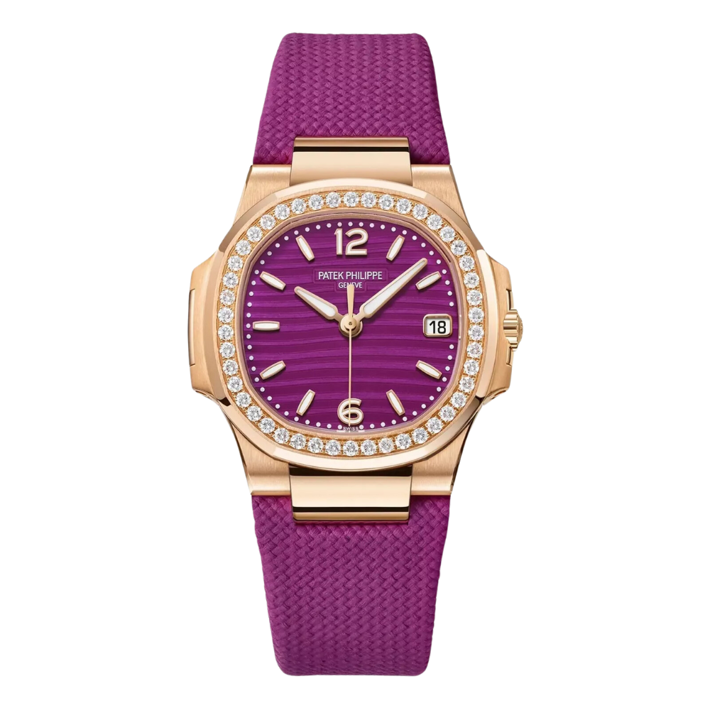 PATEK PHILIPPE NAUTILUS PURPLE 7010R-013 32MM ROSE GOLD