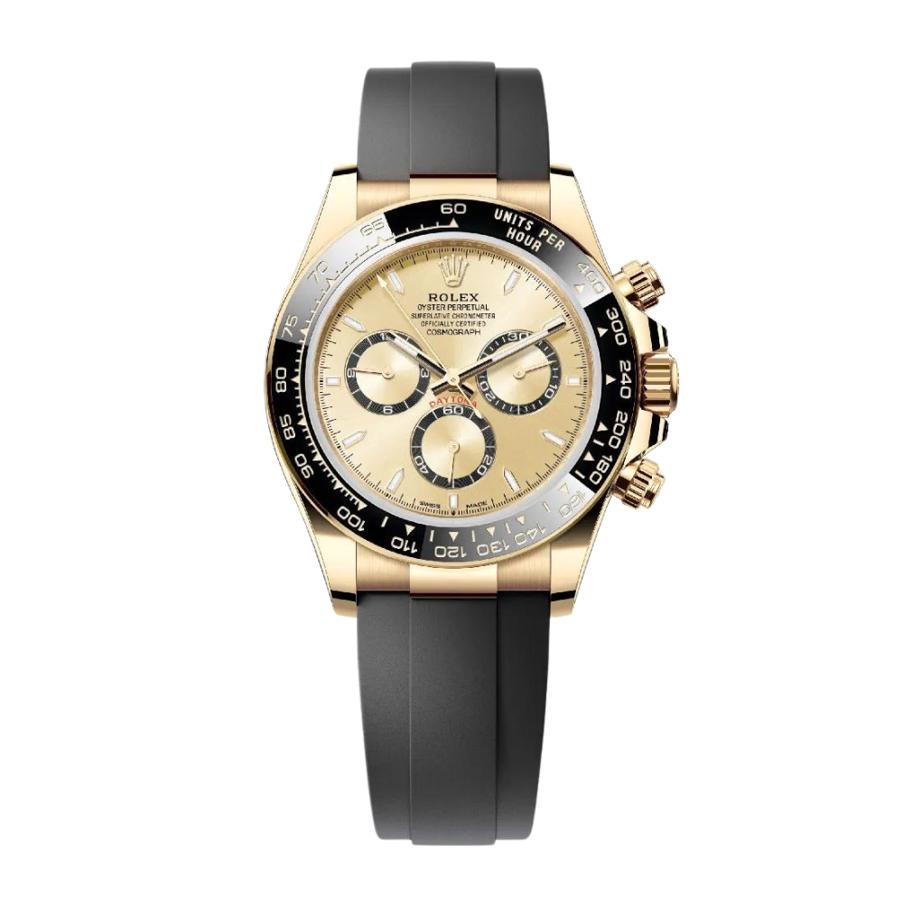 Rolex Daytona Champagne Dial 126518LN 40mm Oysterflex Bracelet Yellow Gold