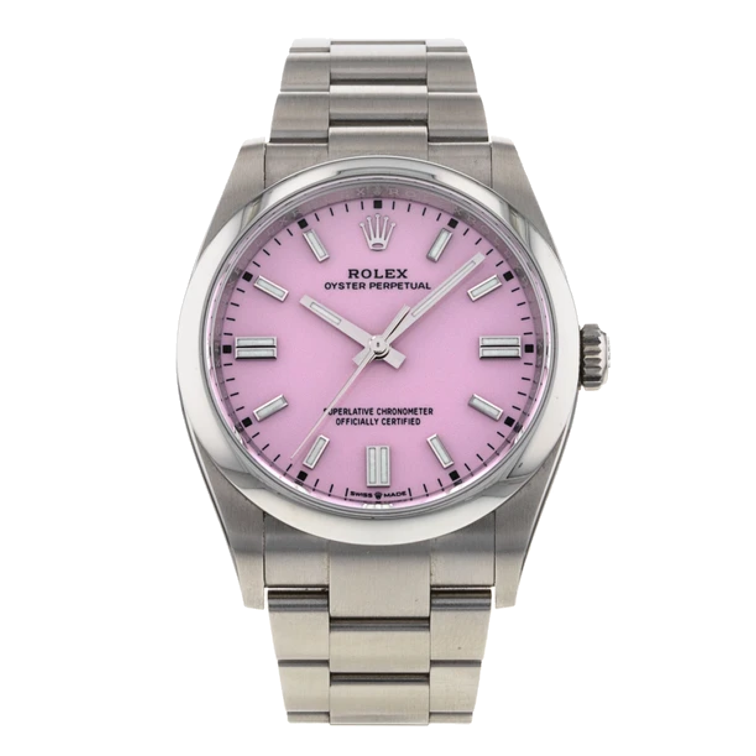 ROLEX OYSTER PERPETUAL 36 CANDY PINK 126000 36MM OYSTERSTEEL