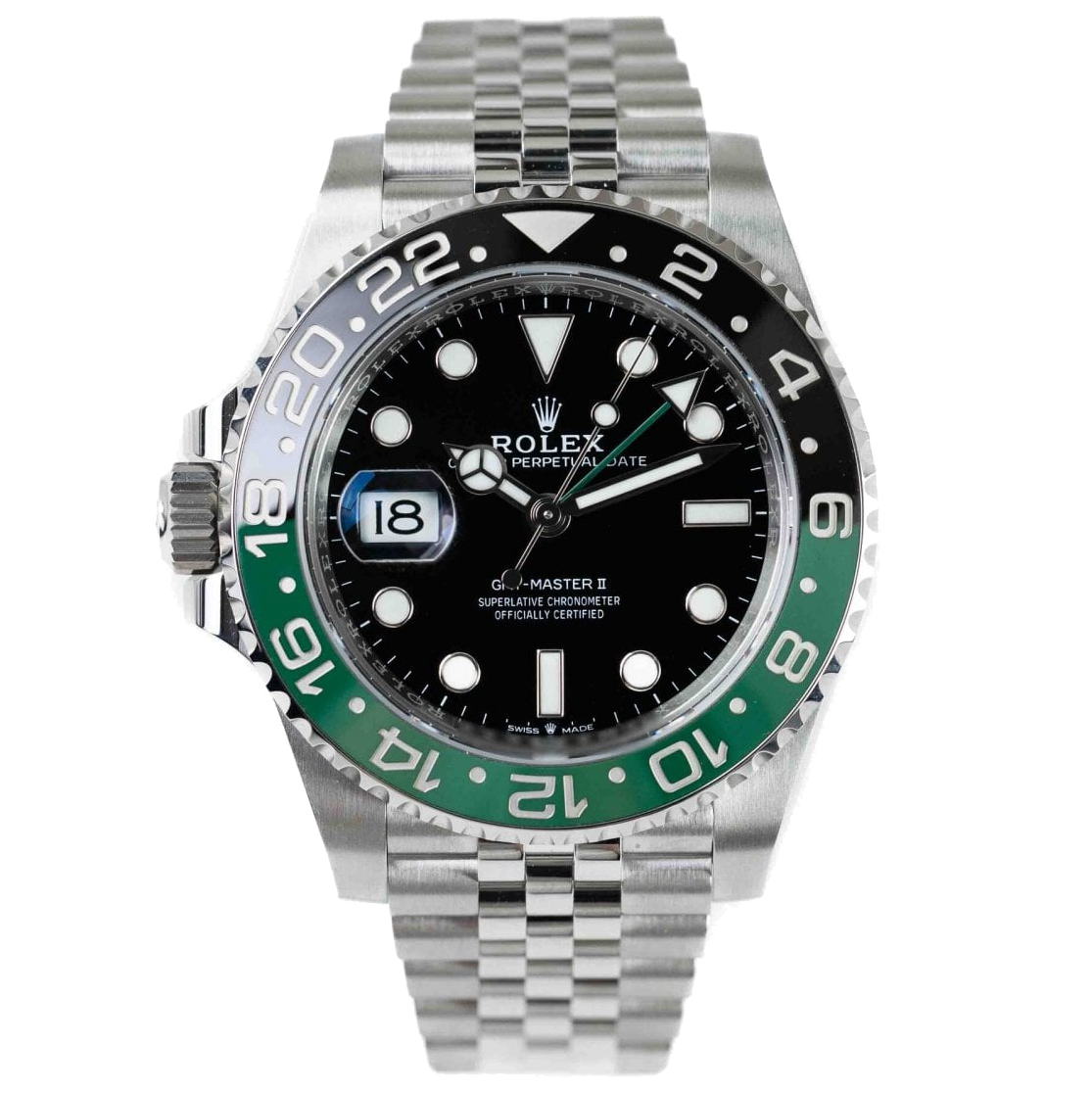 ROLEX GMT-MASTER II 126720VTNR 40MM OYSTERSTEEL SPRITE