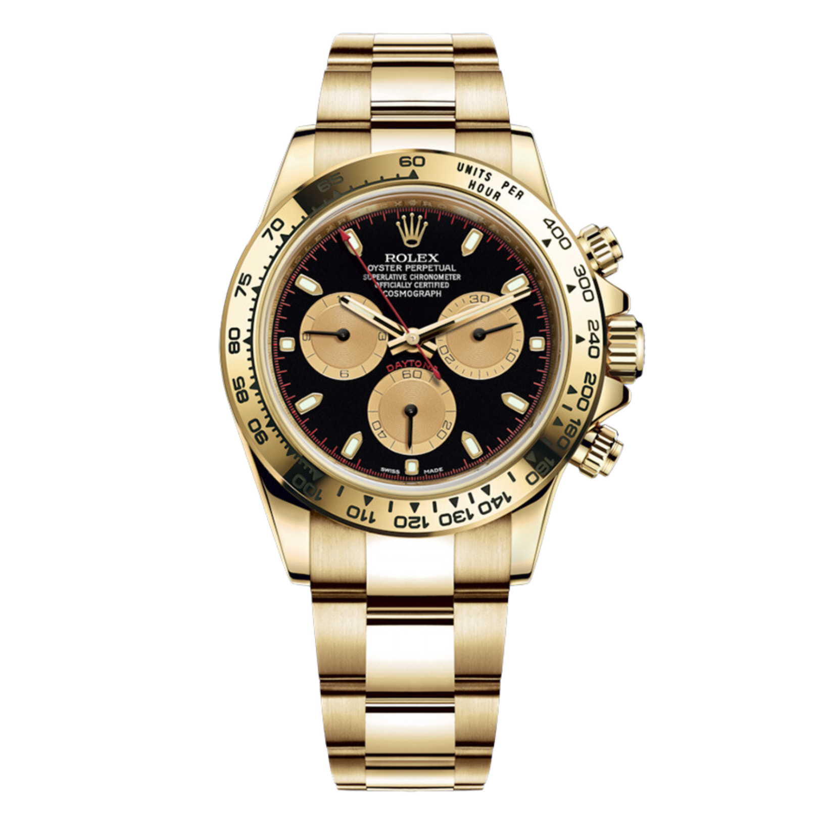 ROLEX DAYTONA 40 116508 40MM YELLOW GOLD PAUL NEWMAN