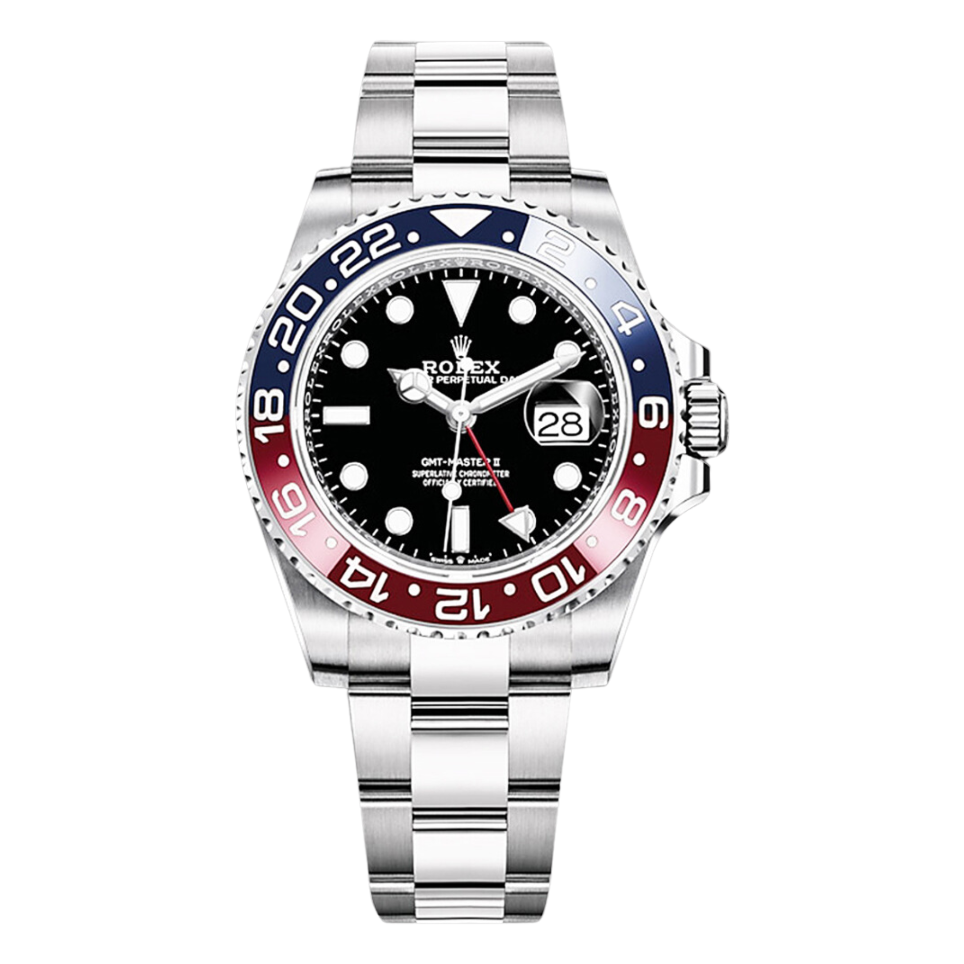 Rolex GMT-Master II 'Pepsi' 126710BLRO 40mm Oyster Bracelet Stainless Steel