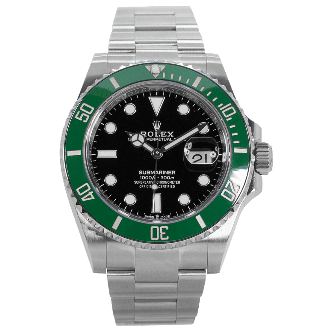 ROLEX SUBMARINER DATE 'STARBUCKS' 126610LV 41MM OYSTERSTEEL